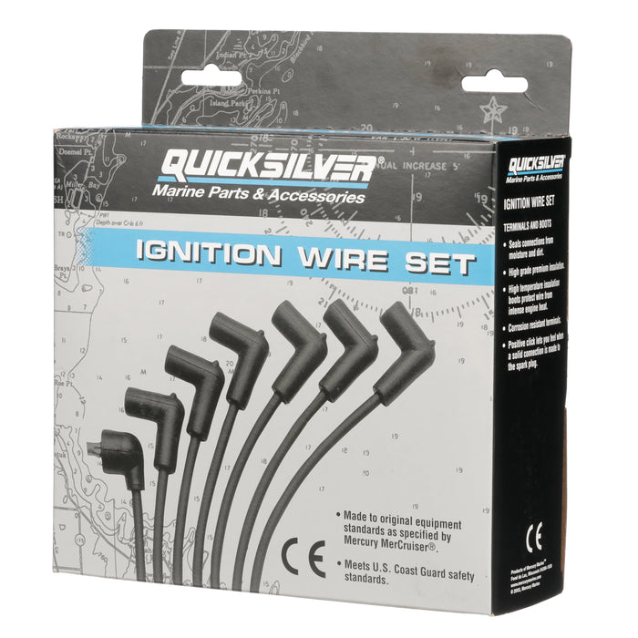 Quicksilver 847701Q26 Blue Wire Spark Plug Wire Kit