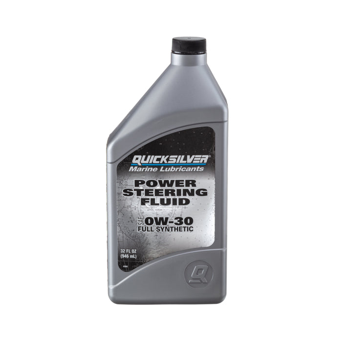 Quicksilver 858077Q01 0W-30 Full Synthetic Power Steering Fluid, 32 oz