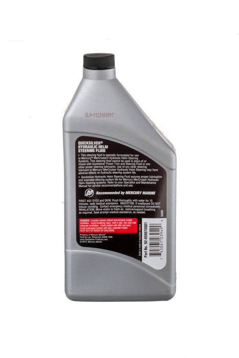 Quicksilver 858078Q01 Hydraulic Helm Steering Fluid, 32 oz