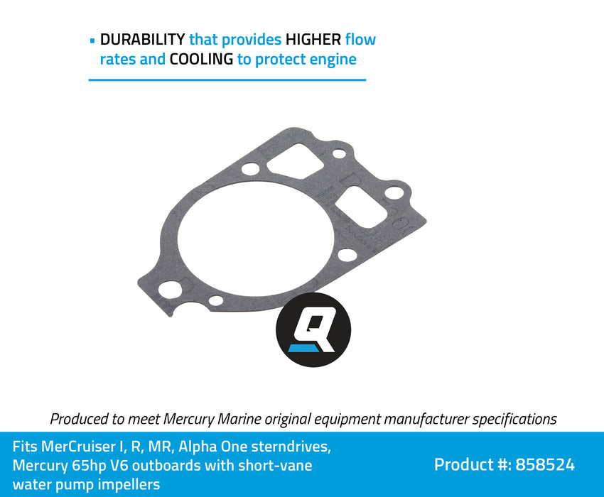 Quicksilver 858524 Water Pump Gasket
