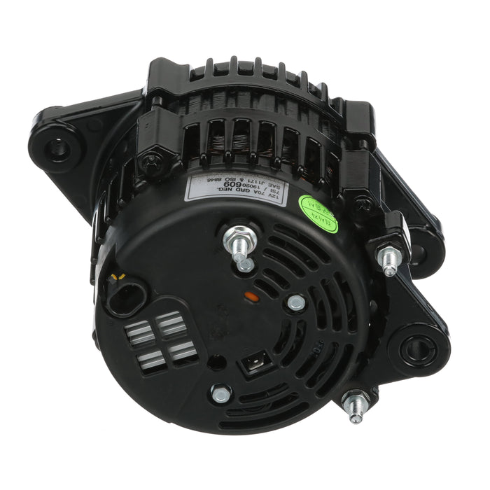 Quicksilver 862031T1 70 Amp Alternator, Delco, Serpentine Belt for Select V6 and V8 MerCruiser Sterndrive and Inboard Engines, 1999-2001