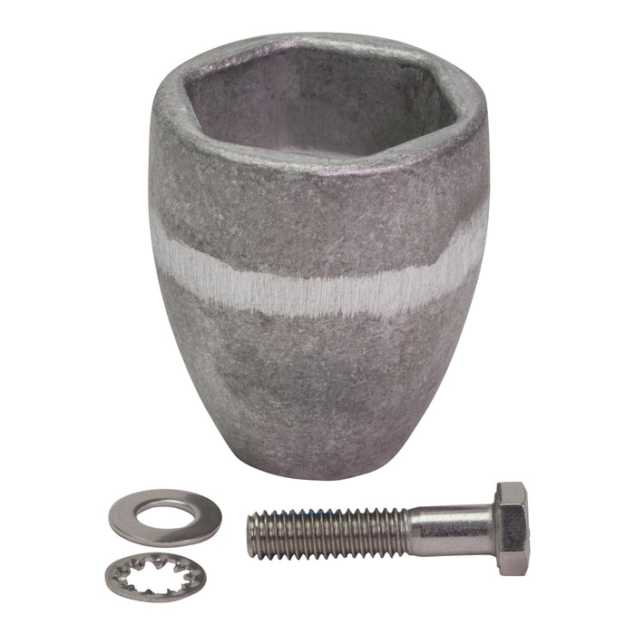Quicksilver 865182Q01 Aluminum Anode Kit, Prop Nut on Bravo III Drives
