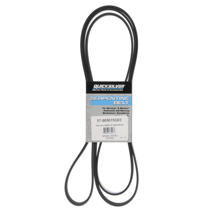 Quicksilver 865615Q03 Serpentine Belt, 2,704mm Long, for Select MerCruiser Sterndrive and Inboard Engines