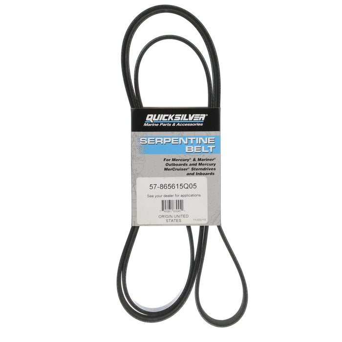 Quicksilver 865615Q05 Serpentine Belt, 2,233mm Long, for Select MerCruiser Sterndrive and Inboard Engines