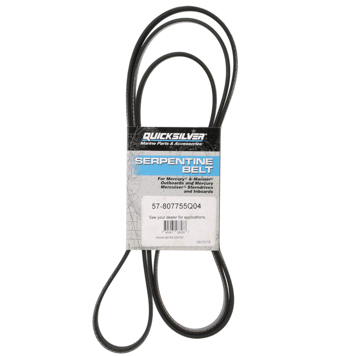Quicksilver 865615Q06 Serpentine Belt, 2,667mm Long for MerCruiser Sterndrive and Inboard Engines