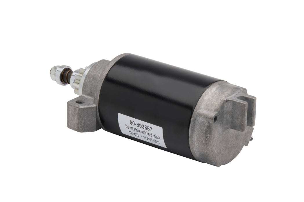 Quicksilver 893887T Starter Motor for Mercury 30/40hp Carb 4-Stroke 3-Cylinder and 40hp EFI 4-Stroke 3-Cylinder Outboards