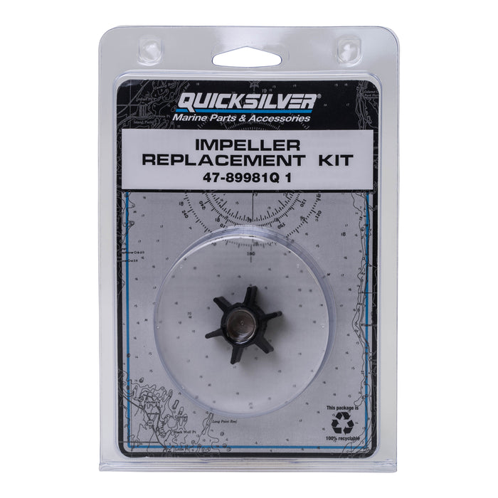 Quicksilver 89981Q1 Water Pump Repair Kit for Select Mercury and Mariner 8-9.9hp 4-Stroke Outboards