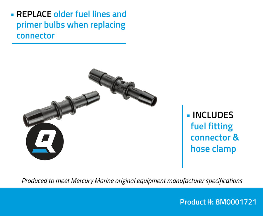 Quicksilver 8M0001721 Fuel Line Coupler