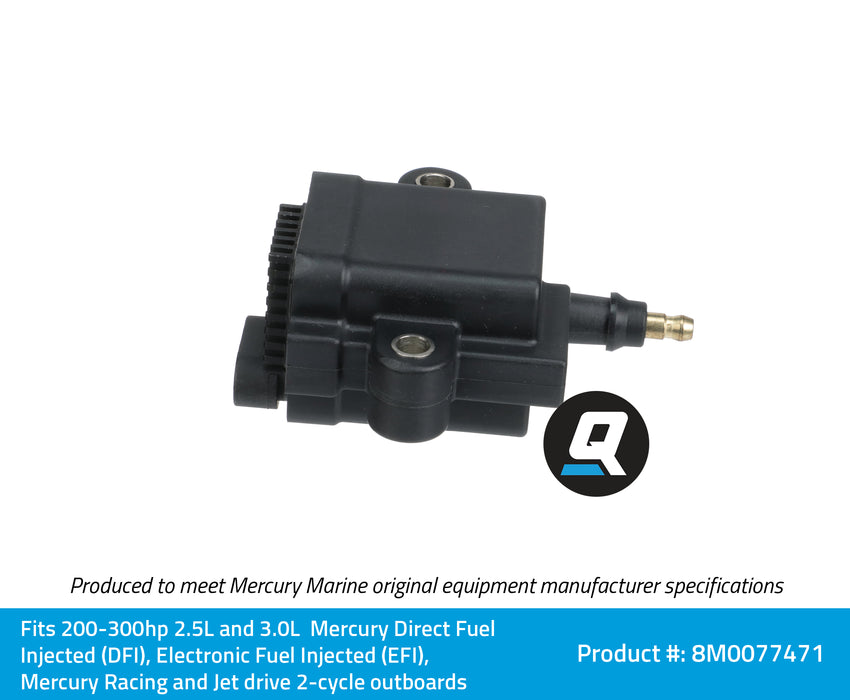 Quicksilver 8M0077471 Ignition Coil for Select Mercury and Mariner Outboards