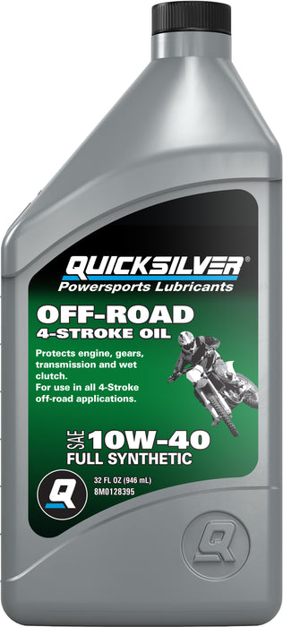 Quicksilver 10W-40 Full Synthetic Off Road Engine Oil, 1 Quart