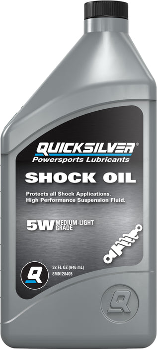 Quicksilver 5W Motorcycle Shock Oil, 1 Quart