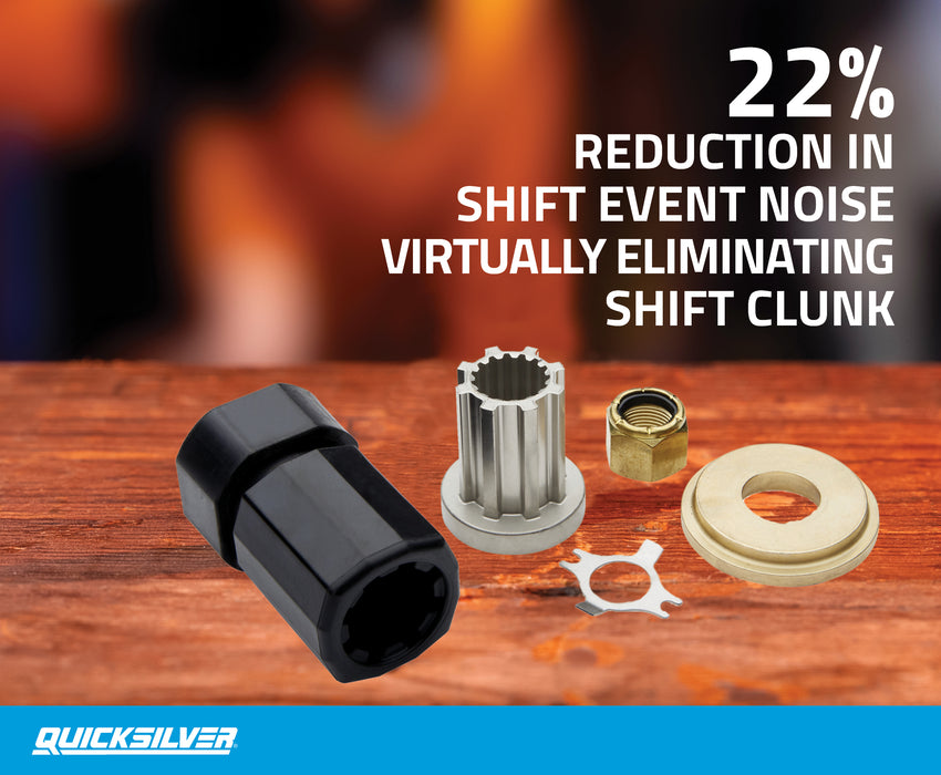 Quicksilver 8M0150152 Flo-Torq SSR Propeller Hub Kit for Mercury 40hp CT and 225hp 4-Stroke Outboards with 1" Diameter Prop Shaft