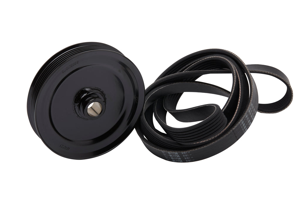 Quicksilver 8M0150824 Serpentine Belt and Pulley Kit, Includes 2,197mm Long Belt and Replacement Pulley