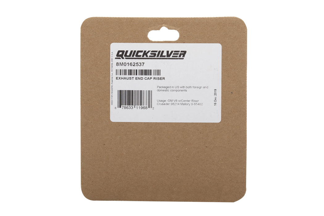 Quicksilver 8M0162537 Exhaust End Cap Riser Gasket, Crusader, Mallory