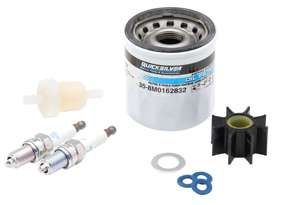 Quicksilver 8M0172122 Outboard Service Kit for Mercury 15-20hp Carbureted Engines