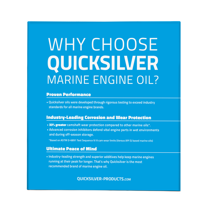 Quicksilver 25W-40 Sterndrive and Inboard V6 Oil Change Kit, Mercury MerCruiser, OMC, Chrysler Engines, Boat
