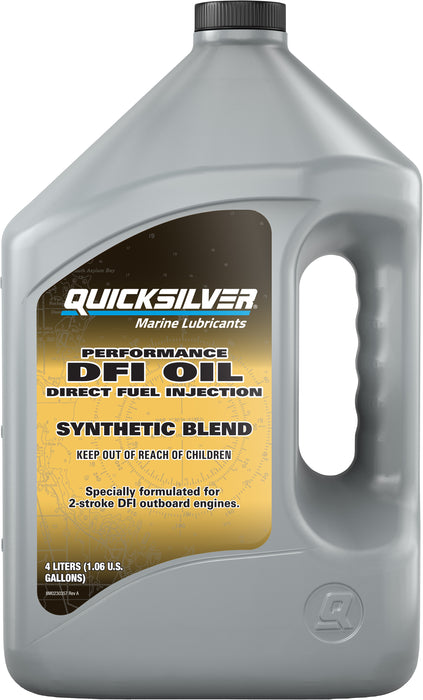 Quicksilver DFI 2-Stroke Marine Outboard Engine Oil, 1 Gallon