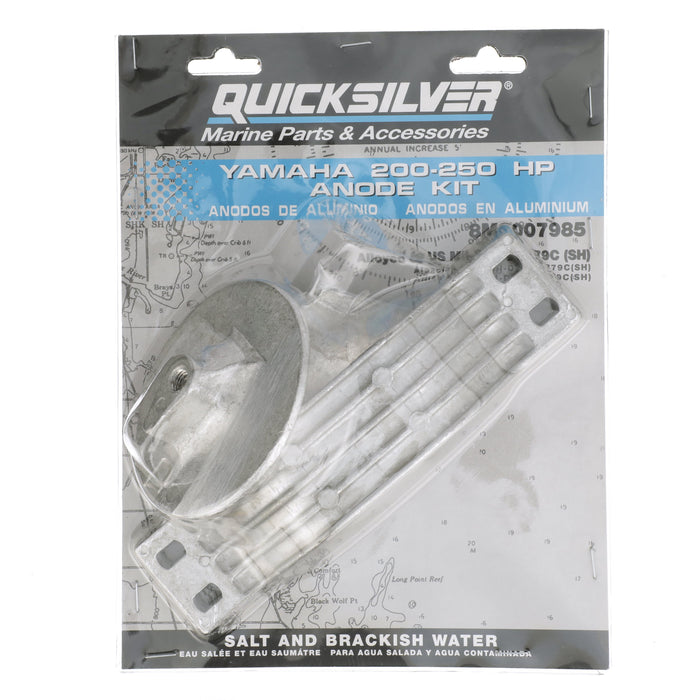 Quicksilver 8M6007985 Aluminum Anode Kit for Yamaha 200-250hp Outboards
