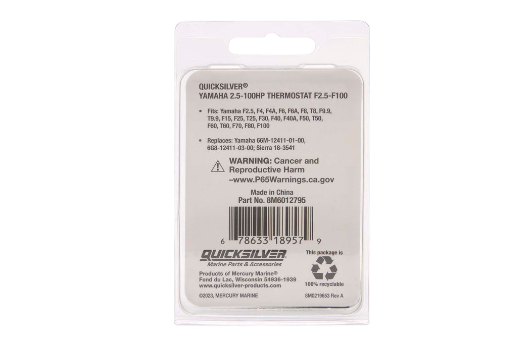 Quicksilver 8M6012795 Thermostat for Yamaha F2.5-F100 Outboards