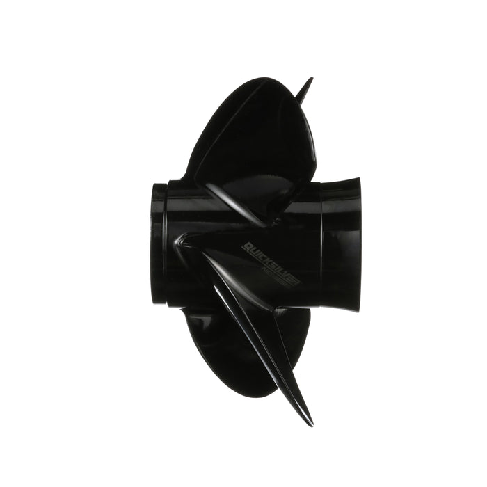Quicksilver Nemesis 4-Blade Aluminum Propeller, 13.4" Diameter x 15" Pitch, Right Hand Rotation