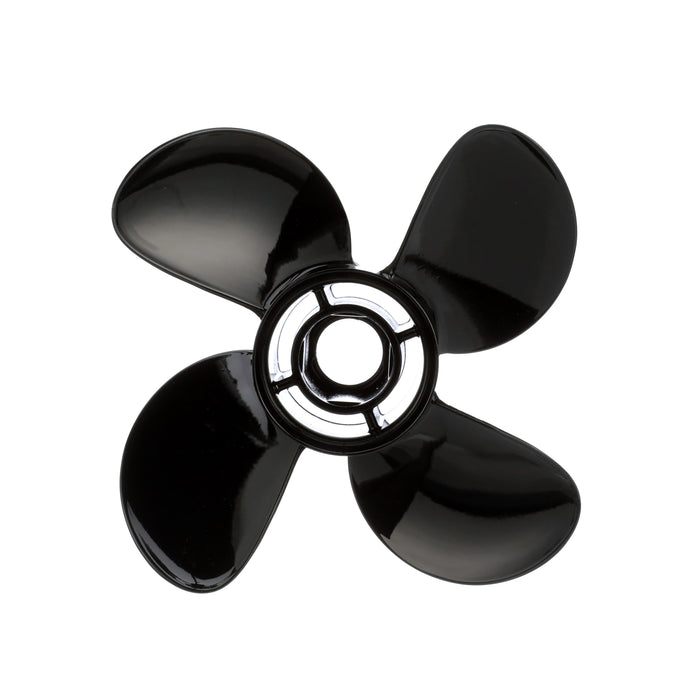 Quicksilver Nemesis 4-Blade Aluminum Propeller, 10.6" Diameter x 11" Pitch, Right Hand Rotation