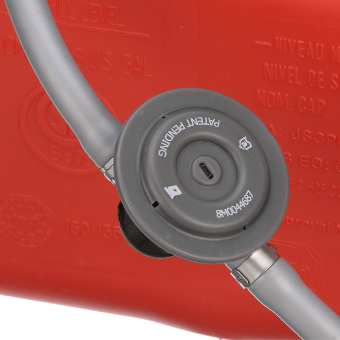 Quicksilver 8M0047598 Portable Marine Boat Fuel Tank with Fuel Demand Valve, 3.2 Gallon Capacity