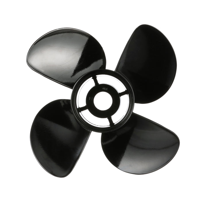 Quicksilver Nemesis 4-Blade Aluminum Propeller, 14" Diameter x 21" Pitch, Right Hand Rotation