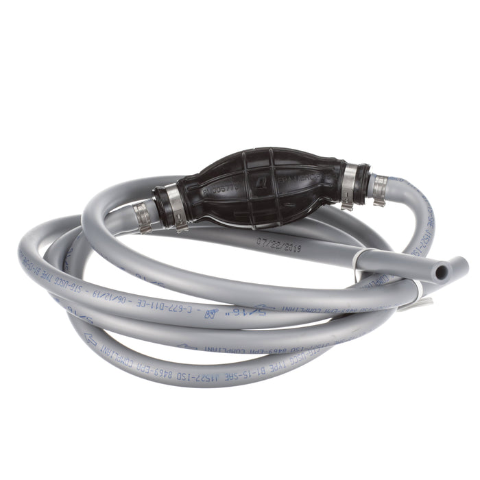 Quicksilver 8M0061811 Fuel Line Assembly, 8 Ft. Long with Primer Bulb