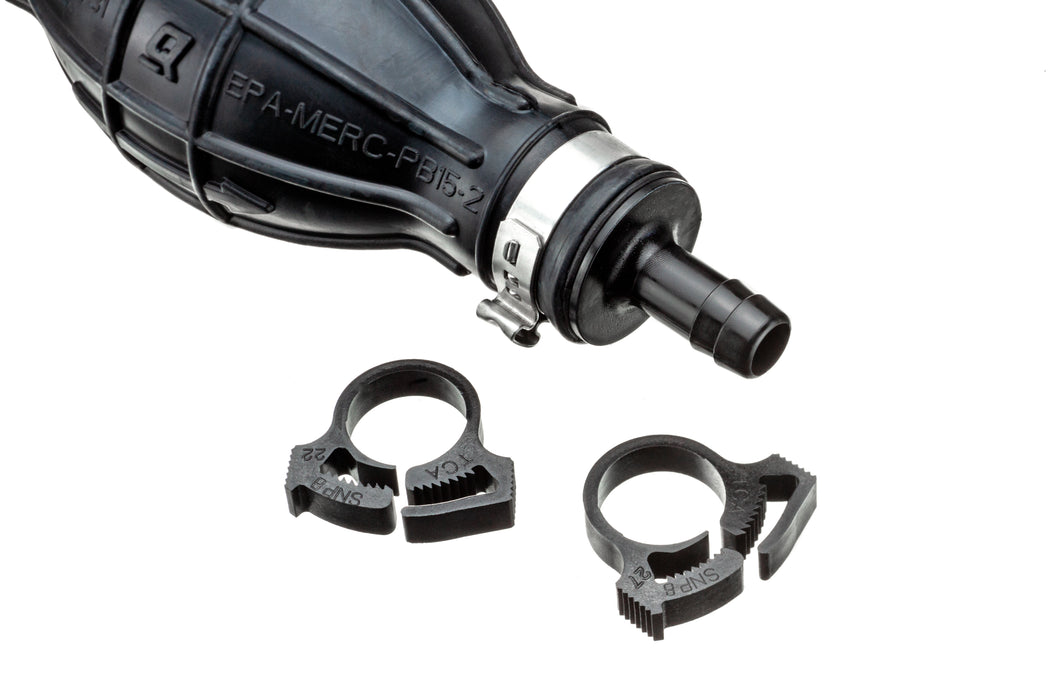 Quicksilver 8M0061875 Primer Bulb with 2 Hose Clamps for 5/16 In. (8mm) Fuel Lines