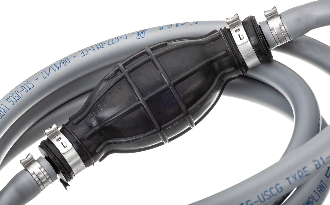 Quicksilver 8M0061883 Fuel Line Assembly, 8 Ft. Long with Primer Bulb