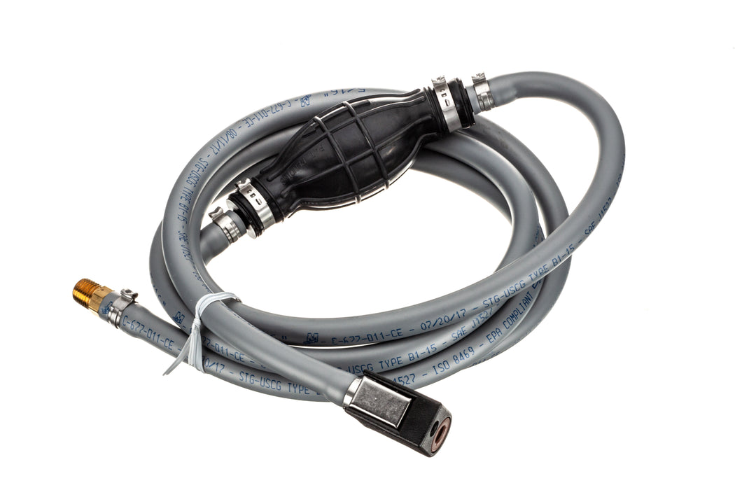 Quicksilver 8M0061883 Fuel Line Assembly, 8 Ft. Long with Primer Bulb