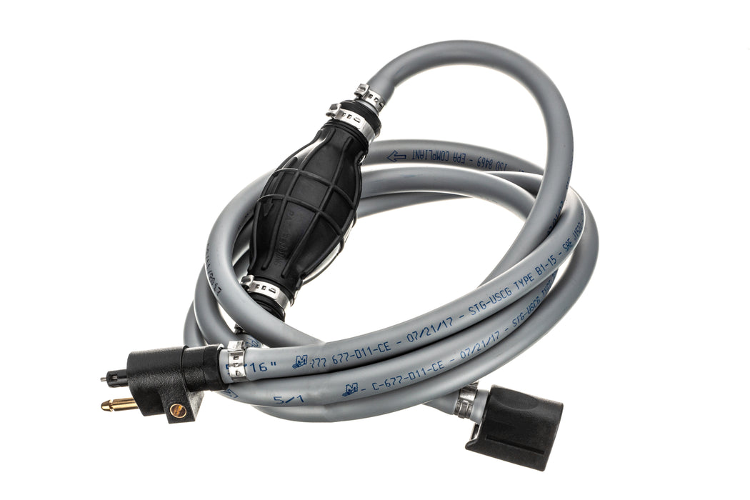 Quicksilver 8M0061885 Fuel Line Assembly, 8 Ft. Long with Primer Bulb