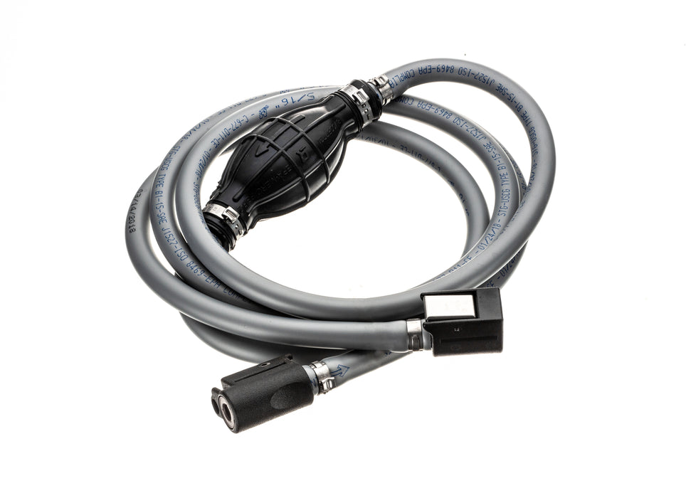 Quicksilver 8M0061886 Fuel Line Assembly, 8 Ft. Long with Primer Bulb