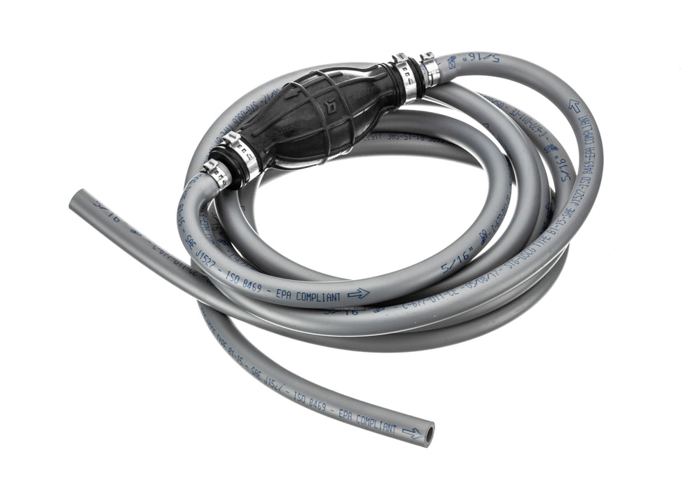 Quicksilver 8M0061887 Fuel Line Assembly, 12 Ft. Long with Primer Bulb