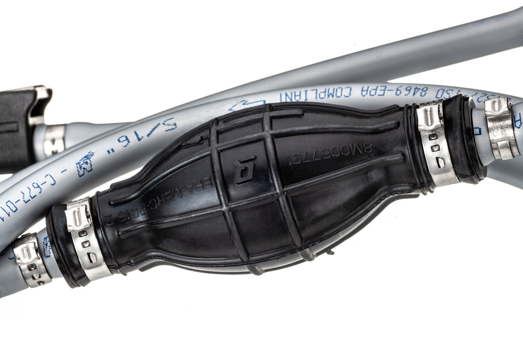 Quicksilver 8M0061888 Fuel Line Assembly, 12 Ft. Long with Primer Bulb