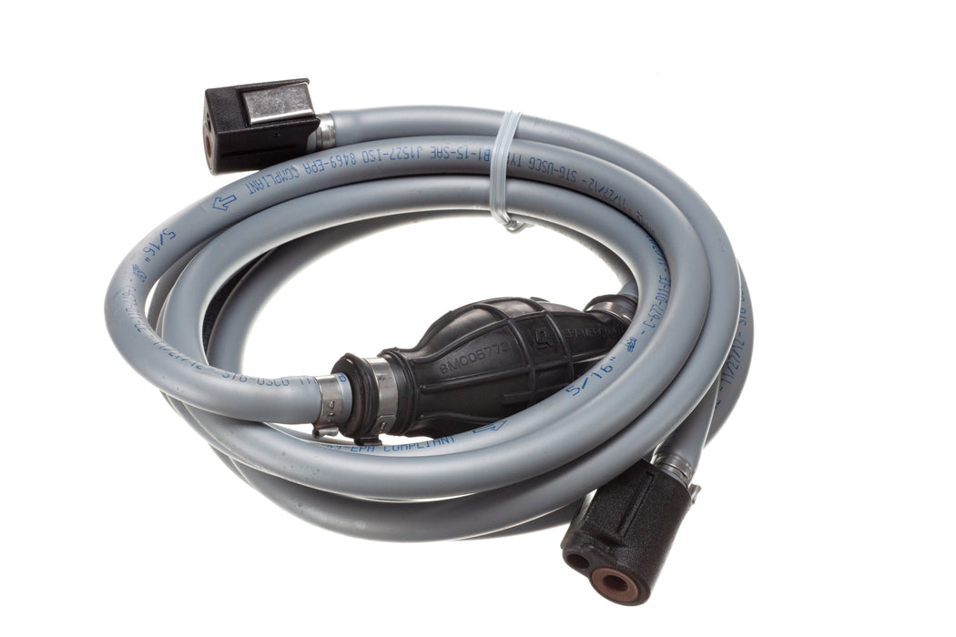 Quicksilver 8M0061888 Fuel Line Assembly, 12 Ft. Long with Primer Bulb