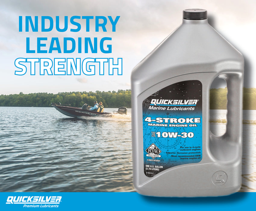 Quicksilver 10W-30 Marine Engine Oil, 1 Qt.