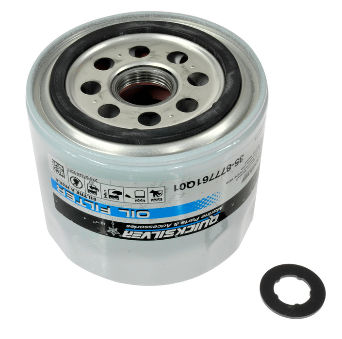 Quicksilver 25W-40 Oil Change Kit for 4-Stroke 75hp, 90hp and 115hp Mercury 1.7L Outboards