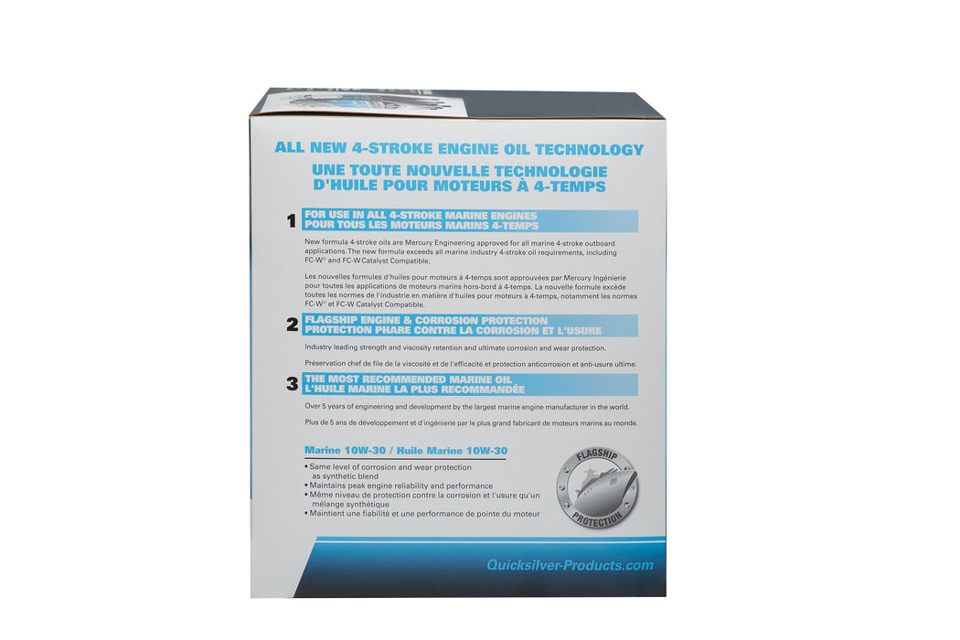 Quicksilver 10W-30 Oil Change Kit for 4-Stroke 150hp Mercury and Mariner Outboards