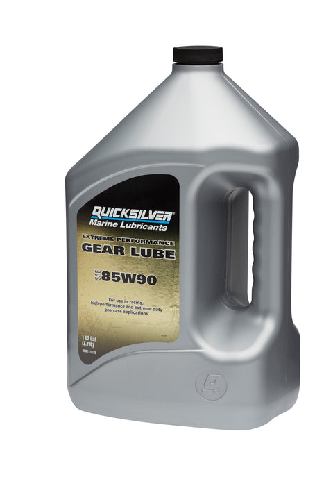 Quicksilver 85W-90 Extreme Performance Gear Lube for Outboards and Sterndrives, 1 Gallon