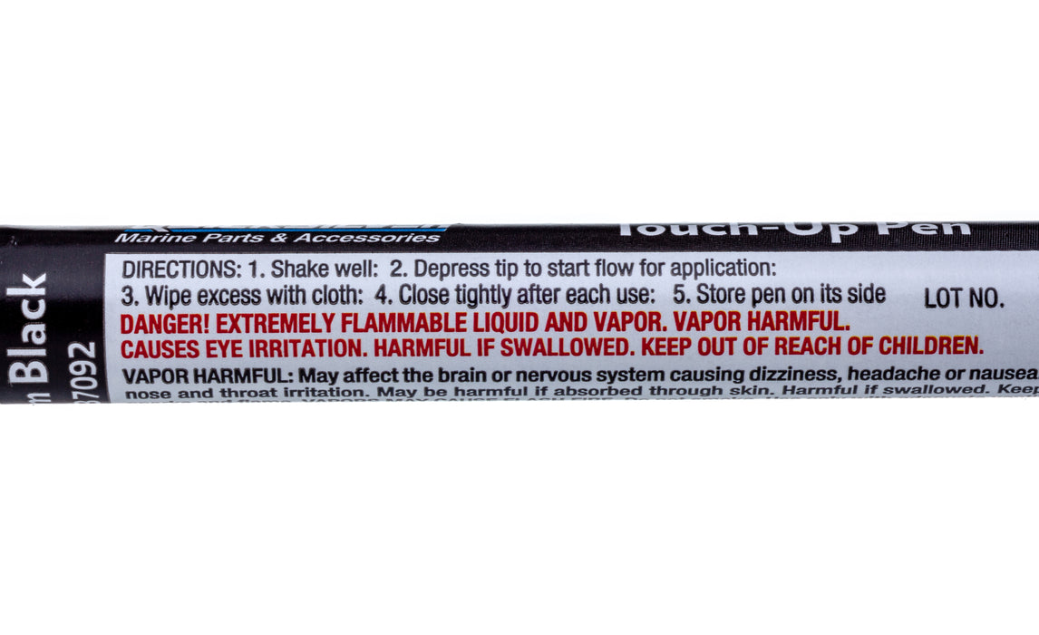 Quicksilver 8M0137092 Mercury Phantom Black Paint Pen, 0.3 oz Touch-Up Pen