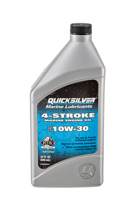 Quicksilver 10W-30 Oil Change Kit for 4-Stroke Yamaha F225 through F300 Outboards