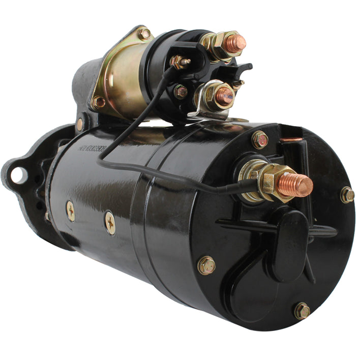 Quicksilver 8M6007273 Engine Starter, 12 Volt  for Marine Industrial Agricultural - Delco, Caterpillar, Fiat-Allis, Timberjack