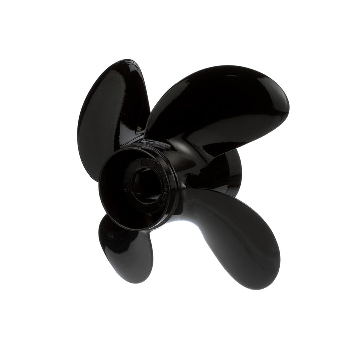 Quicksilver Nemesis 4-Blade Aluminum Propeller, 10.6" Diameter x 12" Pitch, Right Hand Rotation