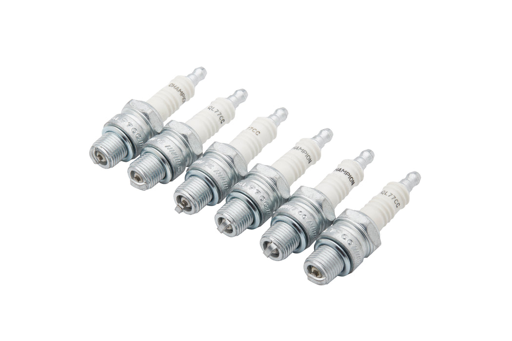 Quicksilver 941 Champion QL77CC Spark Plug, Pack of 6