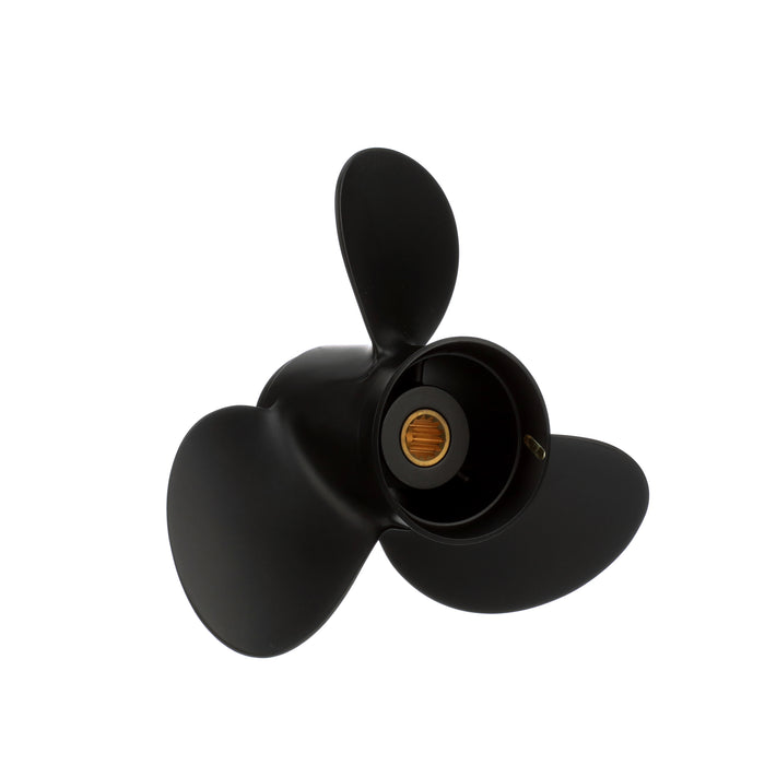 Quicksilver Black Diamond 3-Blade Aluminum Propeller, 10.5" Diameter x 11" Pitch, Right Hand Rotation