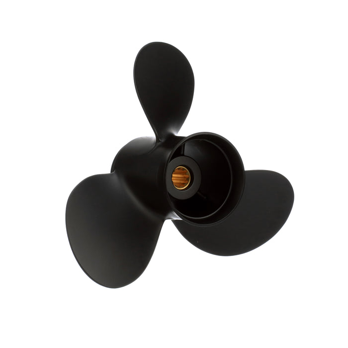 Quicksilver Black Diamond 3-Blade Aluminum Propeller, 9.9" Diameter x 11" Pitch, Right Hand Rotation