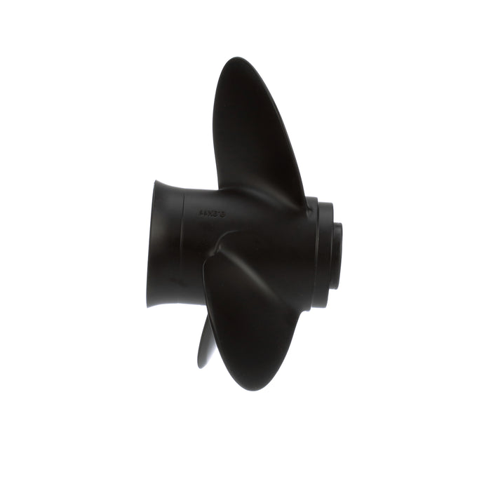 Quicksilver Black Diamond 3-Blade Aluminum Propeller, 9.9" Diameter x 10" Pitch, Right Hand Rotation
