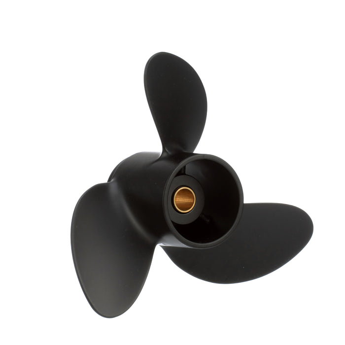 Quicksilver Black Diamond 3-Blade Aluminum Propeller, 7.8" Diameter x 7" Pitch, Right Hand Rotation