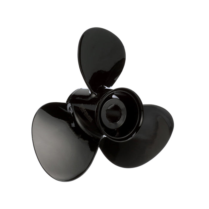 Quicksilver Black Diamond 3-Blade Aluminum Propeller, 12.5" Diameter x 23" Pitch, Right Hand Rotation